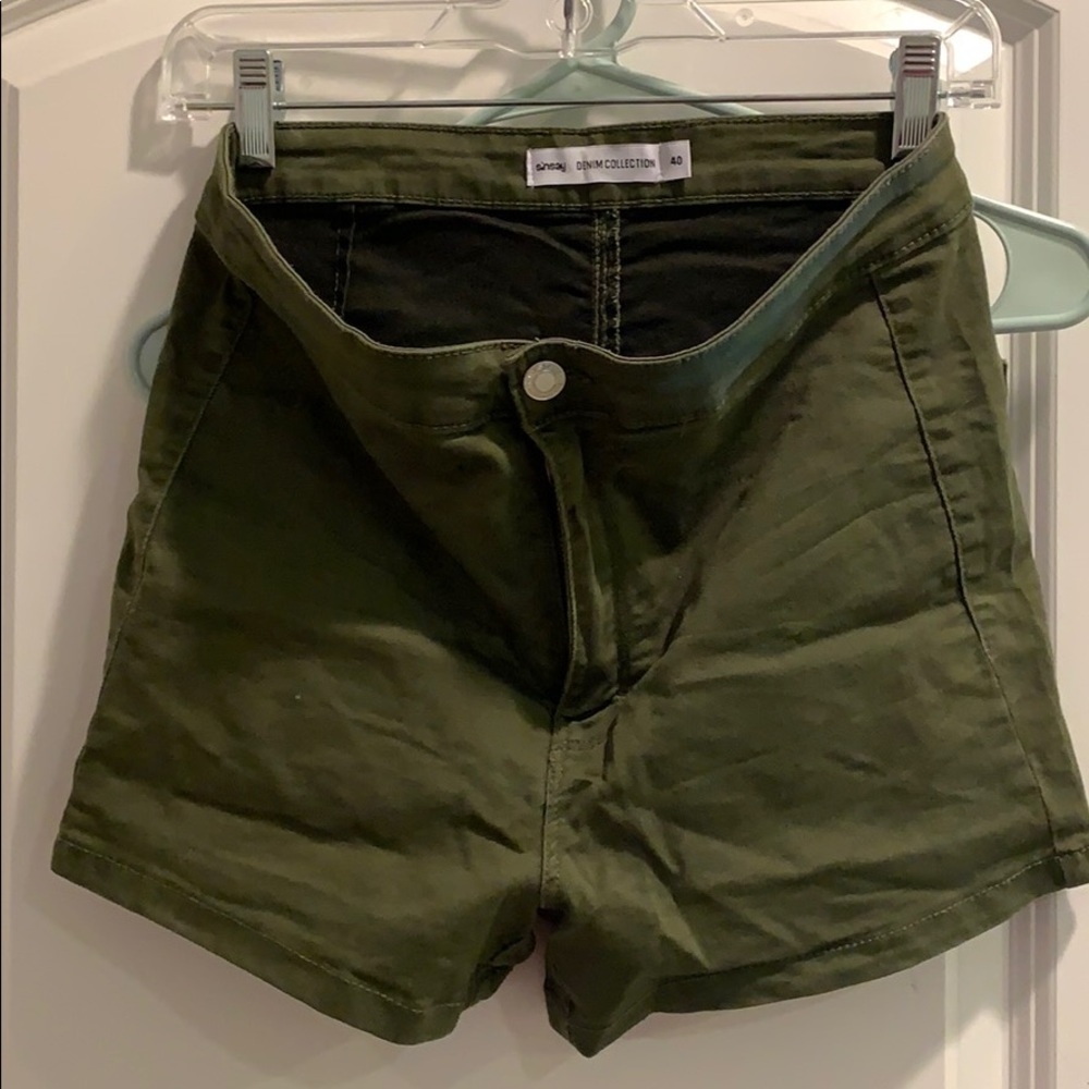 High waisted shorts